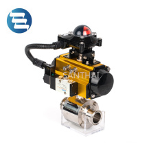 Signal Switch Box Solenoid Valve Sanitary Pneumatic Ball Valve